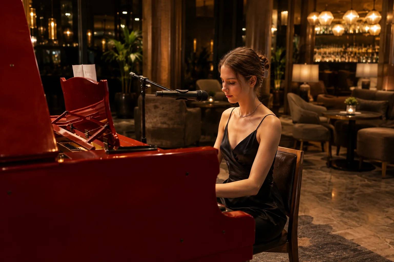Piano vocalist for European cruise lounge - Rising Stars