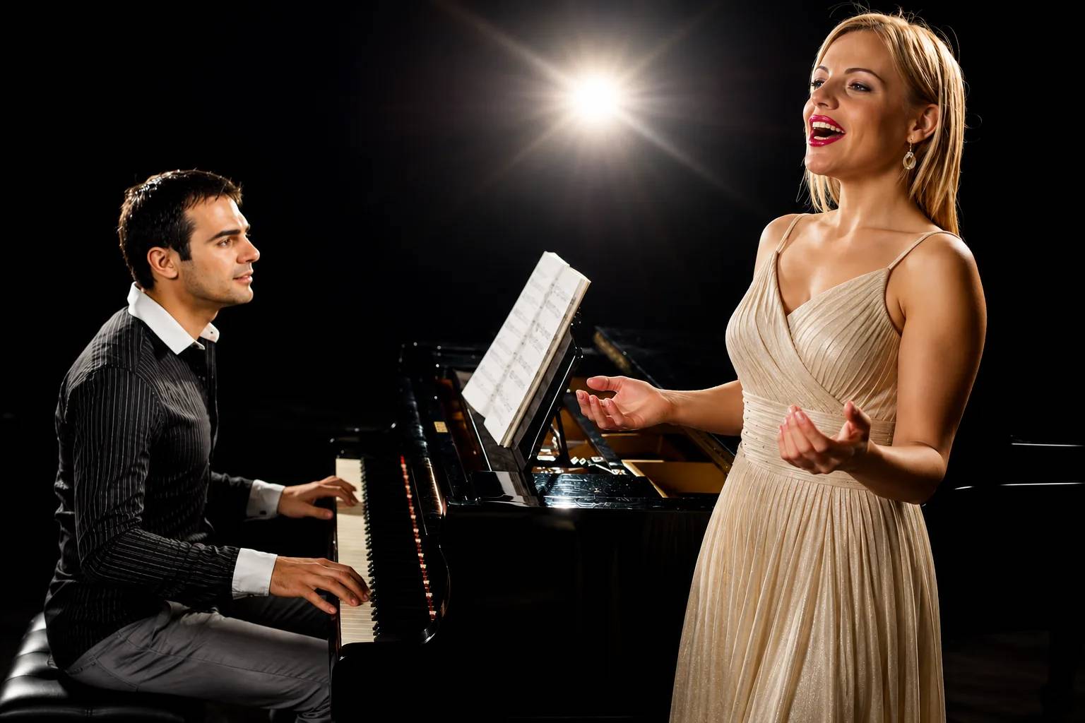 Piano and vocals duo for South Korea hotel contract - Rising Stars