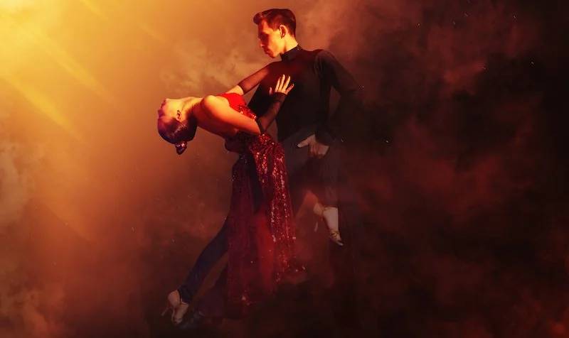 Salsa dance couple performing as guest entertainers on a cruise ship - Rising Stars