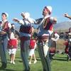 Traditional cultural folk dancers Albania 4225
