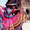 Traditional cultural folk dancers Mexico 7298