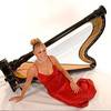 Female Harpist 9851