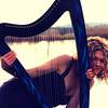 Female Harpist 108635