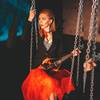 Female Singer and Violin Player 4377