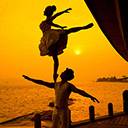 Chinese Ballet Acrobatic Couple 2104